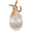 Clayre & Eef 6PR3832 Decoration Rabbit 6x6x13 cm Beige - Brown