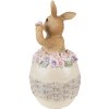 Clayre & Eef 6PR3832 Decoration Rabbit 6x6x13 cm Beige - Brown