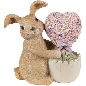 Clayre & Eef 6PR3833 Decoration Rabbit 11x6x12 cm...