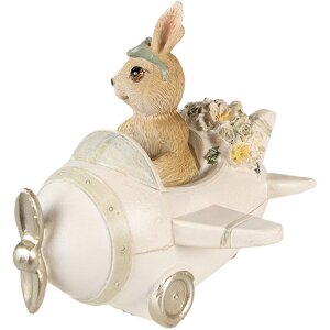 Clayre & Eef 6PR3838 Decoration Rabbit 15x11x12 cm...