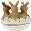 Clayre & Eef 6PR3839 Decoration Rabbit 11x9x12 cm Brown - Beige