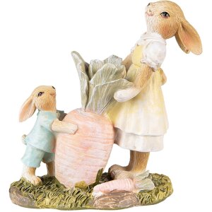 Clayre & Eef 6PR3844 Decoration Rabbit 12x6x13 cm...