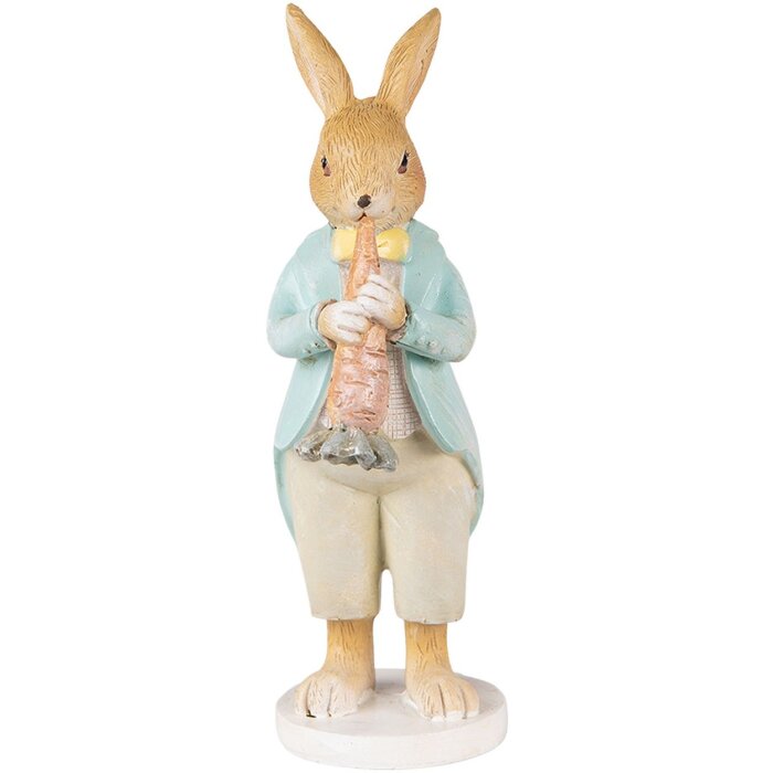 Clayre & Eef 6PR3848 Decoration Rabbit 7x5x15 cm Brown