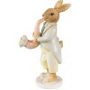 Clayre & Eef 6PR3849 Decoration Rabbit 5x8x16 cm Green - Yellow