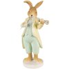 Clayre & Eef 6PR3850 Decoration Rabbit 8x5x16 cm Yellow - Green