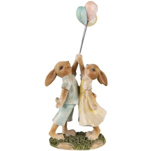 Clayre & Eef 6PR3853 Decoration Rabbit 10x6x22 cm...