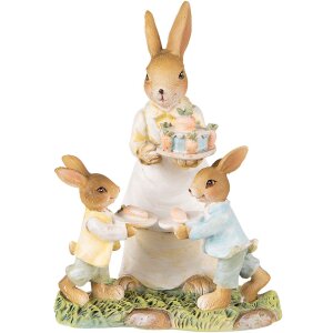 Clayre & Eef 6PR3854 Decoration Rabbit 12x8x15 cm...