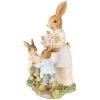 Clayre & Eef 6PR3854 Decoration Rabbit 12x8x15 cm Yellow - Brown