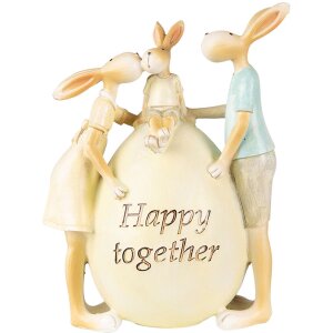 Clayre & Eef 6PR3856 Decoration Rabbit 13x9x17 cm...