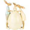 Clayre & Eef 6PR3856 Decoration Rabbit 13x9x17 cm Green - Yellow