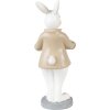 Clayre & Eef 6PR3867 Decoration Rabbit 6x6x15 cm Beige - Brown