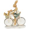 Clayre & Eef 6PR3869 Decoration Rabbit 18x7x22 cm White - Beige