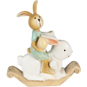 Clayre & Eef 6PR3871 Decoration Rabbit 10x4x11 cm...