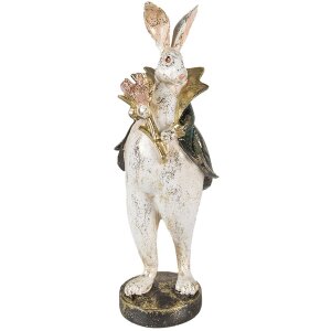 Clayre & Eef 6PR3880 Decoration Rabbit 10x10x29 cm...