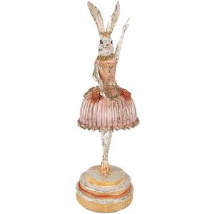 Clayre & Eef 6PR3884 Decoration Rabbit 11x11x35 cm...