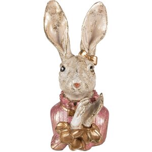 Clayre & Eef 6PR3887 Decoration Rabbit 11x12x24 cm...