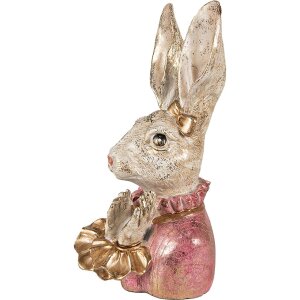 Clayre & Eef 6PR3887 Decoration Rabbit 11x12x24 cm...