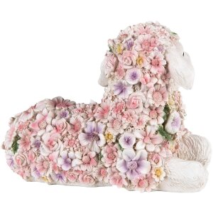 Clayre & Eef 6PR4879 Decoration Sheep 25x13x16 cm Pink