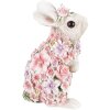 Clayre & Eef 6PR4881 Decoration Rabbit 16x13x25 cm Pink