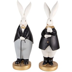 Clayre & Eef 6PR4890 Decoration Rabbit 13x11x34 -...