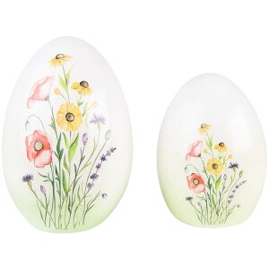 Clayre & Eef 6TE0466 Decoration Egg 10x10x14 cm Green...