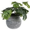 Clayre & Eef 6TE0468M Flowerpot Ø 21x19 cm Grey Round