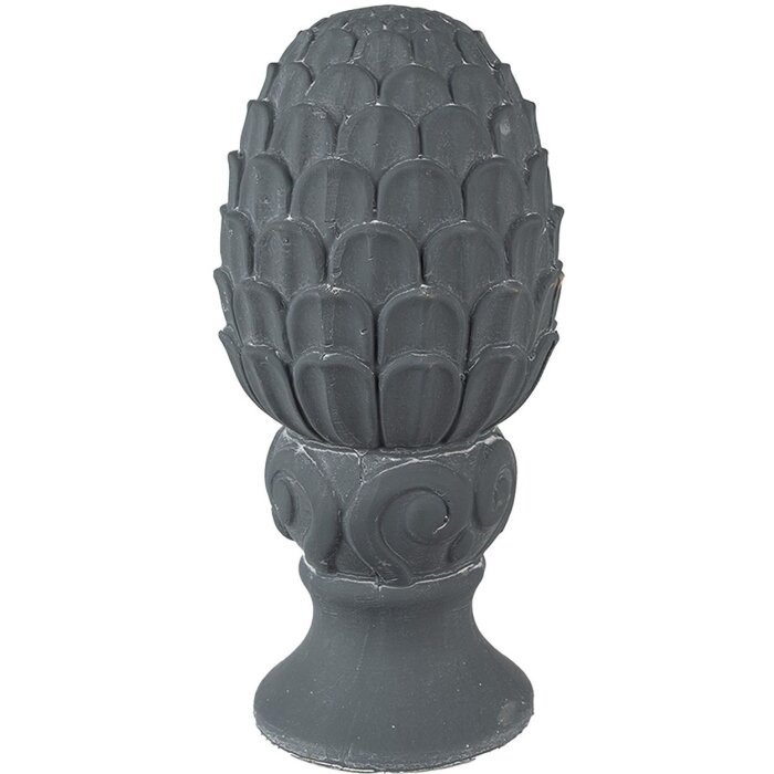 Clayre & Eef 6TE0471 Decoration Pine Cone Ø 14x29 cm Grey