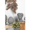 Clayre & Eef 6TE0472 Flowerpot Woman 18x17x25 cm Grey