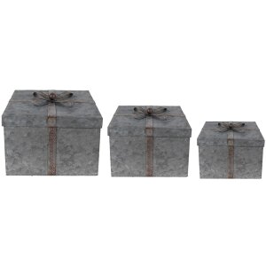 Clayre & Eef 6Y4891 Storage Boxes 24x24x18 - 20x20x15...