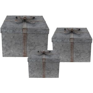 Clayre & Eef 6Y4891 Storage Boxes 24x24x18 - 20x20x15...