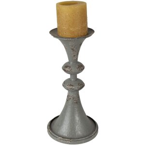 Clayre & Eef 6Y4946 Candlestick Ø 13x26 cm Grey