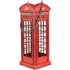 Clayre & Eef 6Y4948 Bottle Holder Phone Box 11x11x29 cm Red