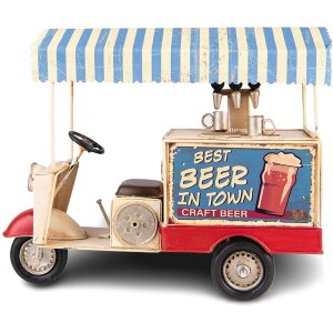 Clayre & Eef 6Y4952 Model Beer Trolley Tricycle...