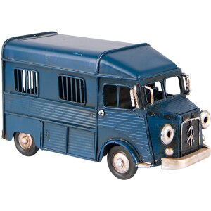 Clayre & Eef 6Y4958 Model Bus 16x7x9 cm Blue