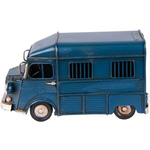 Clayre & Eef 6Y4958 Model Bus 16x7x9 cm Blue