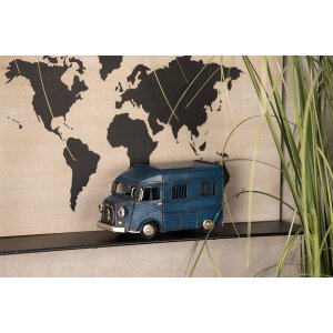 Clayre & Eef 6Y4958 Model Bus 16x7x9 cm Blue