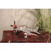 Clayre & Eef 6Y4964 Model Plane 35x32x13 cm Grey