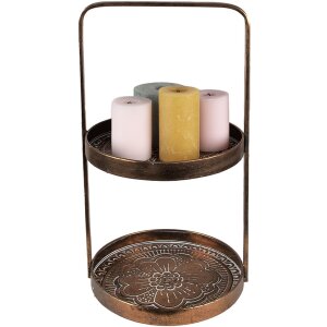 Clayre & Eef 6Y4977 Etagere 29x28x53 cm Copper Coloured