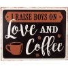 Clayre & Eef 6Y5172 Text Sign 25x1x20 cm Black - Brown