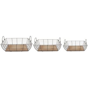 Clayre & Eef 6Y5250 Baskets 35x25x11 - 31x21x9 -...