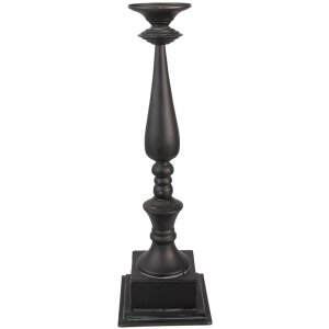 Clayre & Eef 6Y5321 Candlestick 15x15x50 cm Grey