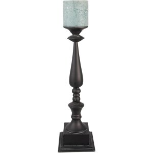 Clayre & Eef 6Y5321 Candlestick 15x15x50 cm Grey