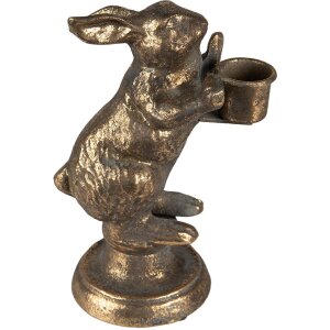 Clayre & Eef 6Y5322 Candlestick Rabbit 10x7x16 cm...