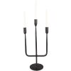 Clayre & Eef 6Y5443 Candlestick 21x12x43 cm Black