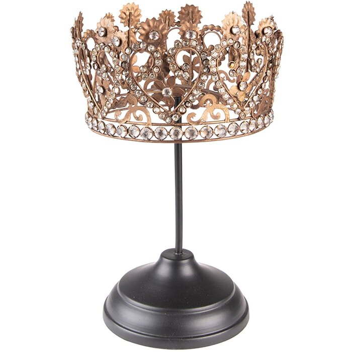 Clayre & Eef 6Y5446 Decoration Crown Ø 15x25 cm Brown