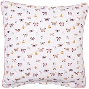 Clayre & Eef BPD21 Cushion Cover 40x40 cm Beige - Pink