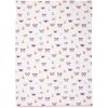 Clayre & Eef BPD42 Kitchen Towel 50x70 cm Beige - Pink Tea Towel