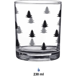 Clayre & Eef BWXGL0002 Drinking Glass Ø 7x9 cm...