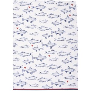 Clayre & Eef SSF42-1 Kitchen Towel 50x70 cm White -...