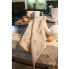 Clayre & Eef YFB42-1 Kitchen Towel 50x70 cm Beige Rectangle